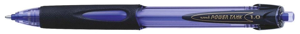 Uni Powertank Ballpoint Pen Retractable SN-220 1.0mm Blue