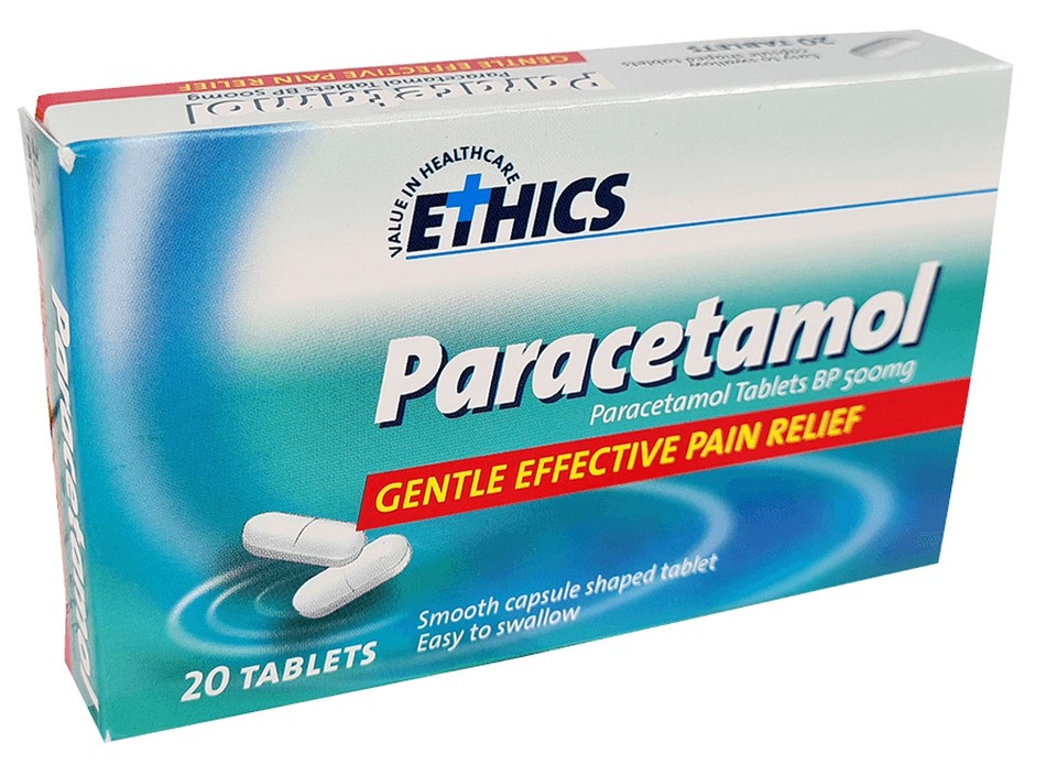 Paracetamol 500mg capsules box of 20