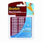 Scotch Restickable Mounting Tabs Mini 1.3x1.3cm Pack 72 image