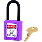 Master Lock Safety Padlock Dielectric Nylon Shackle Purple image