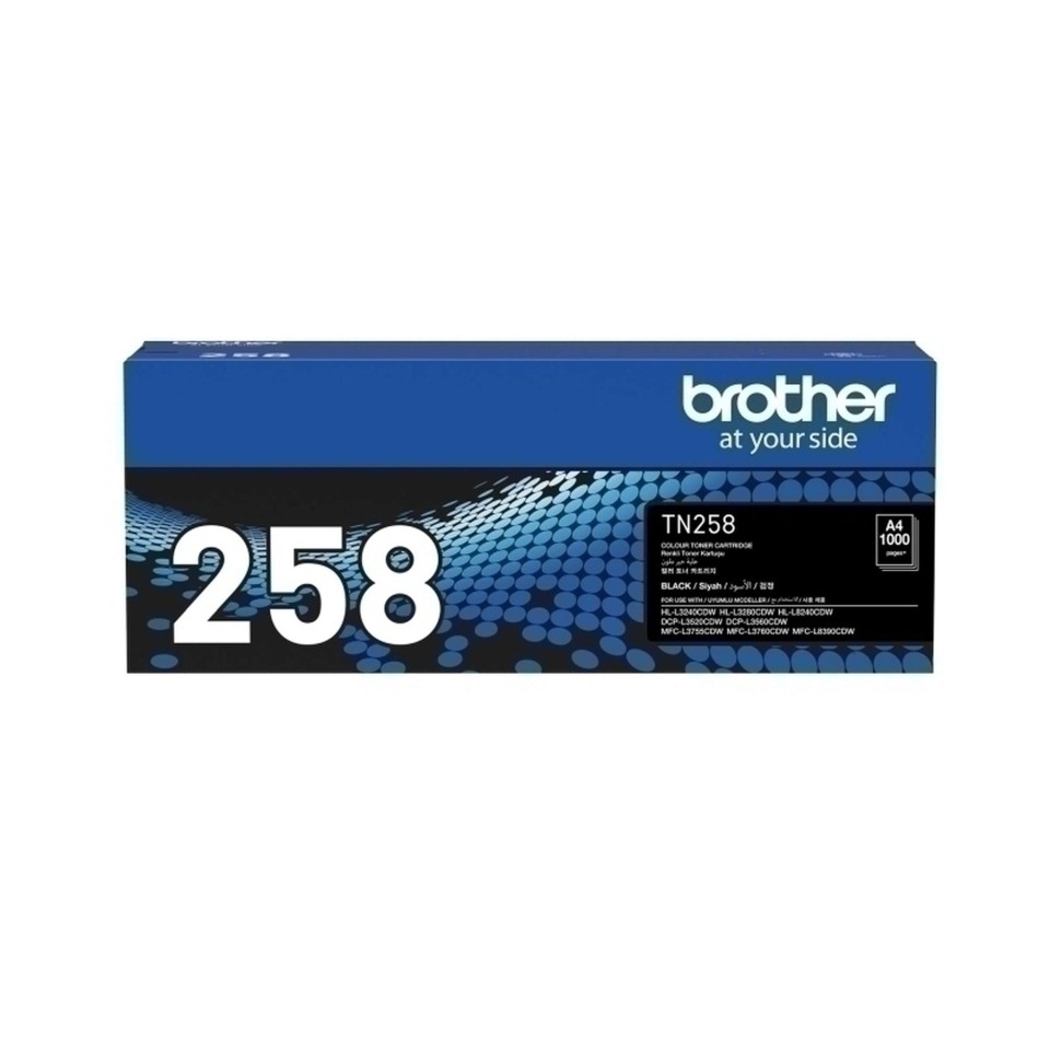 Brother Laser Toner Cartridge TN258 Black