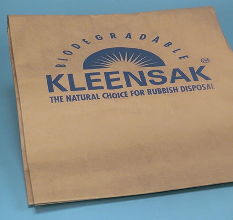 Kleensak Plain Brown Paper Bag 2 Ply 890mm x 395mm x 125mm Pack of 50