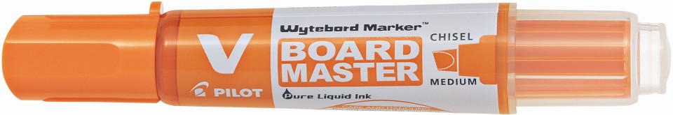 Pilot BeGreen V Board Master Whiteboard Marker Chisel Tip Orange