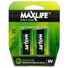 Battery Maxlife 9V Alkaline Pk2 image