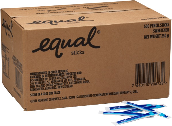 Equal Sweetener Sticks Single Serve Carton 500