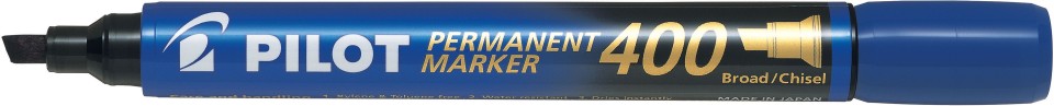 Pilot Permanent Marker Chisel Tip 1.5-4.0mm Blue