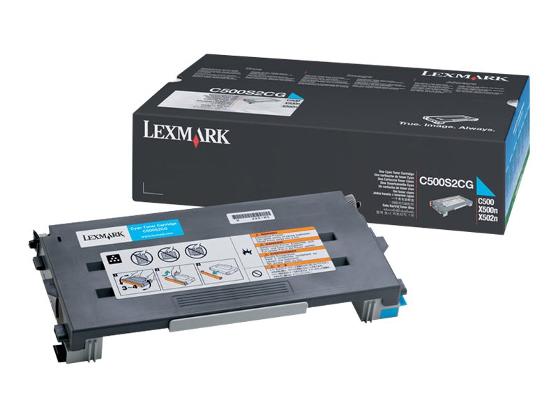 Lexmark Laser Toner Cartridge C500 X500 X502 Cyan