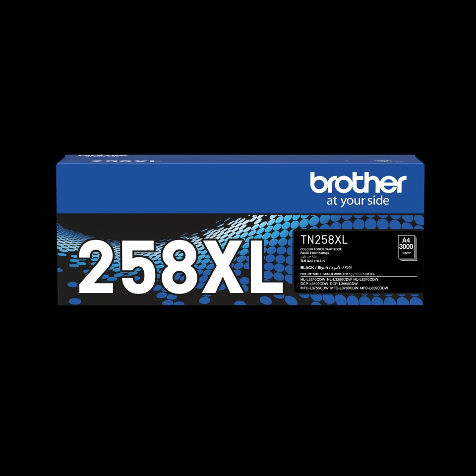 Brother Laser Toner Cartridge TN258 High Yield Black