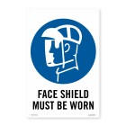 Face Shield Must Be Worn-pvc 300x450 image