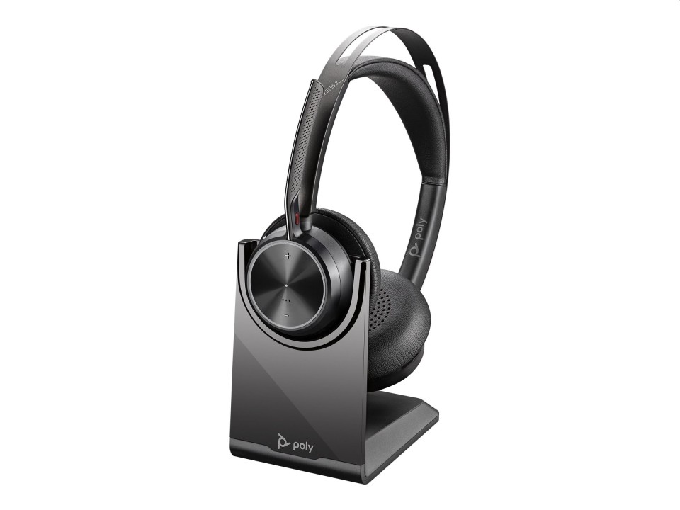 Poly Voyager Focus 2 UC Headset With Charging Stand