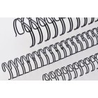 Binding Coils Wire 22mm 2:1 23 Loops Black Pack 50 image