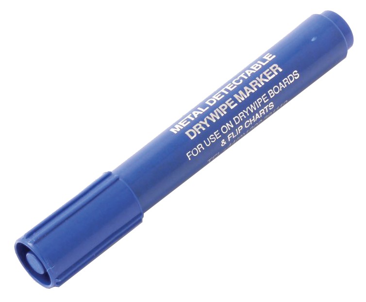 Metal Detectable Whiteboard Ink Blue Box 10