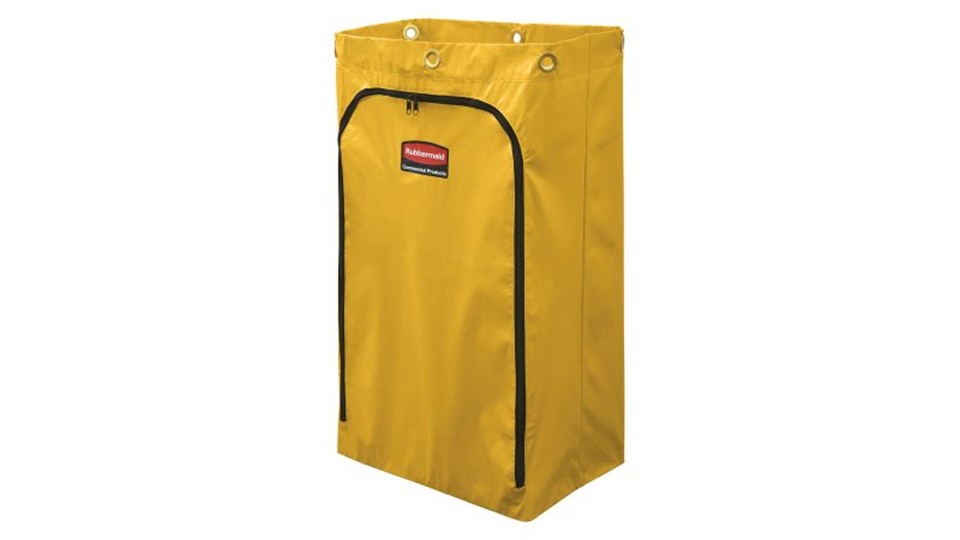 Rubbermaid Yellow Janitorial Cleaning Cart Vinyl Bag