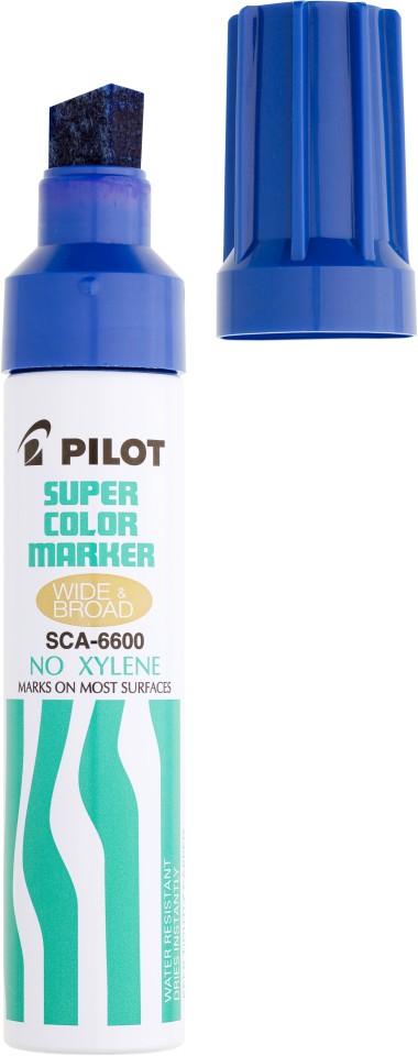 Pilot Permanent Marker Jumbo Chisel Tip  Blue