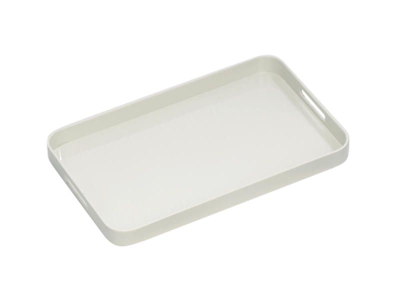Connoisseur Large Tray With Side Handles Melamine White