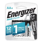 Energizer Max Plus AA Battery Alkaline Pack 4 image