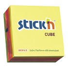 Stick'n Note 76x76mm 400 Sheet Rainbow Neon image