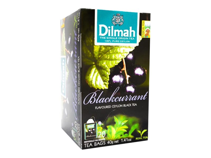 Dilmah Blackcurrant Enveloped Tea Bags Pack 20