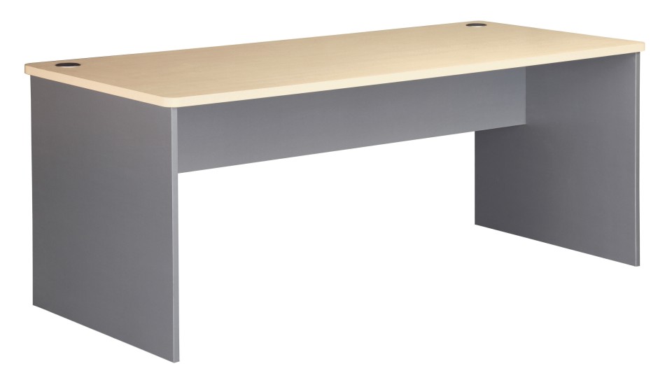 Knight Eko Desk 1800(w)x800(d)x730(h)mm Nordic Maple/Silver