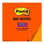 Post-it Super Sticky Big Notes BN11 Orange 279x279mm 30 Sheet Pad image