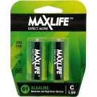 Battery Maxlife C Alkaline Pk2 image