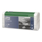 Tork W4 Folded Cleaning Cloth White 130 Sheets per Pack 510478 Case of 5 image