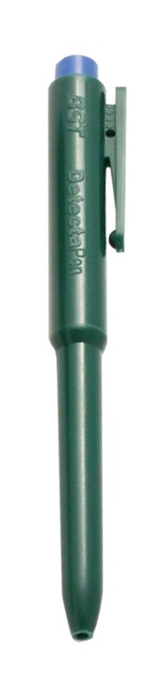 Metal Detectable Pen Standard Green Body Green Ink Pack 10