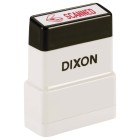 Dixon Self-Inking Stamp 005 'Scanned' Red image