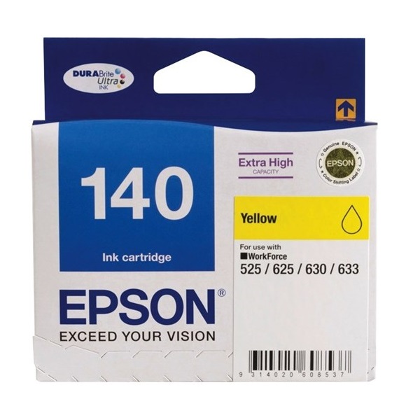 Epson DURABrite Ultra Inkjet Ink Cartridge 140 High Yield Yellow