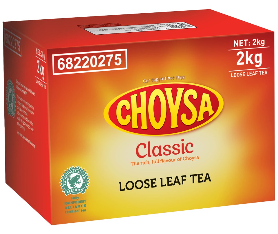 Choysa Classic Loose Leaf Tea Carton 2kg