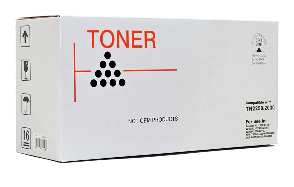 Icon Compatible Brother Toner Cartridge TN2250 Black