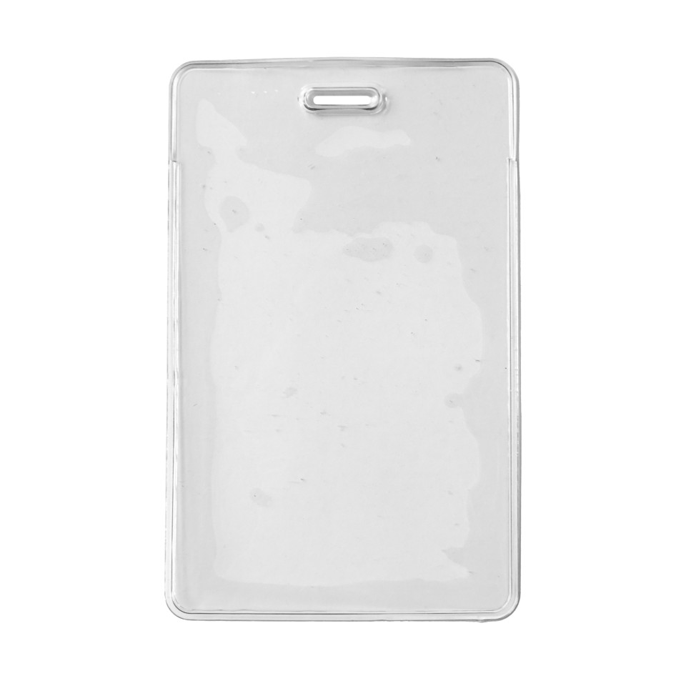 ID Card Pouch Portrait 65x95mm Clear