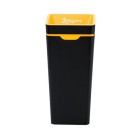 Method Closed Lid Recycling Bin Yellow Mixed Recycling 60L 350(w)x350(d)x755(h)mm image
