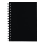 Spirax 512 Spiral Notebook Hard Cover A4 200 Pages Black image