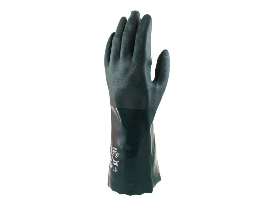 Lynn River Ultra Double Dippped Green PVC Gloves