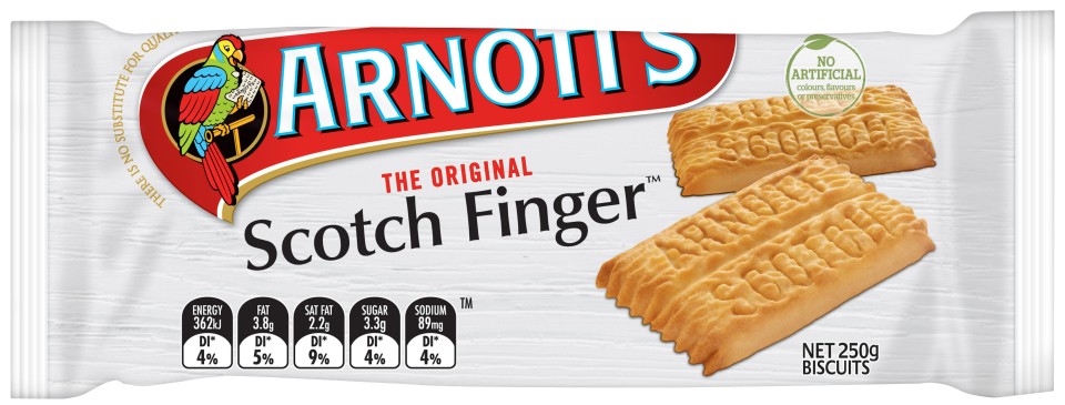 Arnotts Scotch Fingers Biscuits 250g