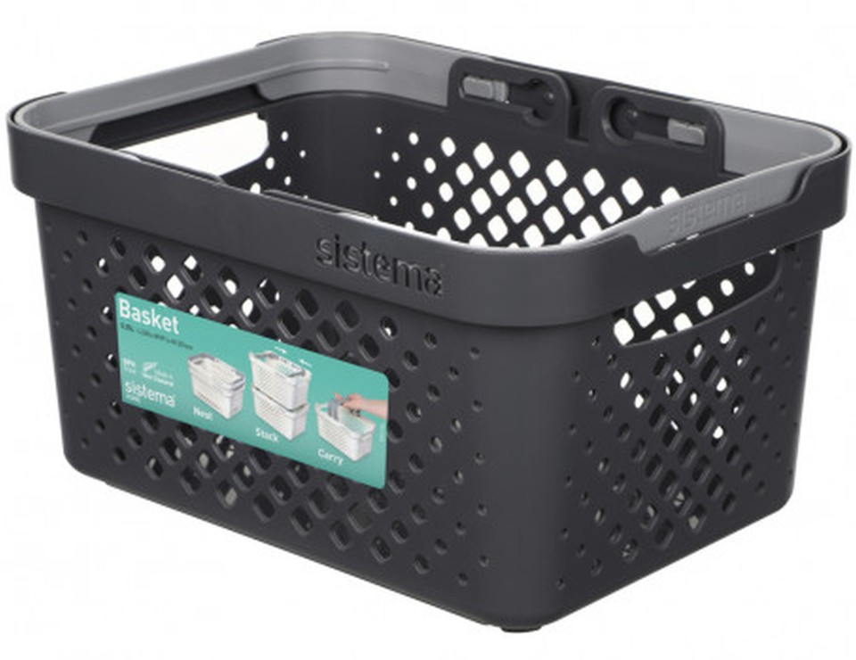 Sistema Basket Nest Stack Carry 5.25L Charcoal
