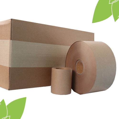 Pomona Brown Plain Kraft Gum Paper Water Activated Tape 70mm X 165m 1 Roll