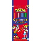 Texta Coloured Pencils Assorted Colours Pack 12 image