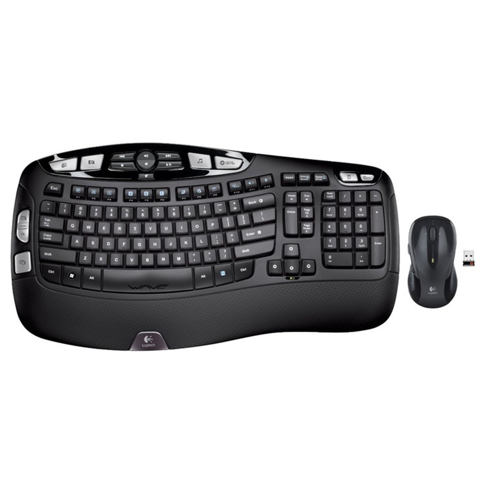 Desktop Logitech Mk550 Wireless Wave Keyboard And Mouse