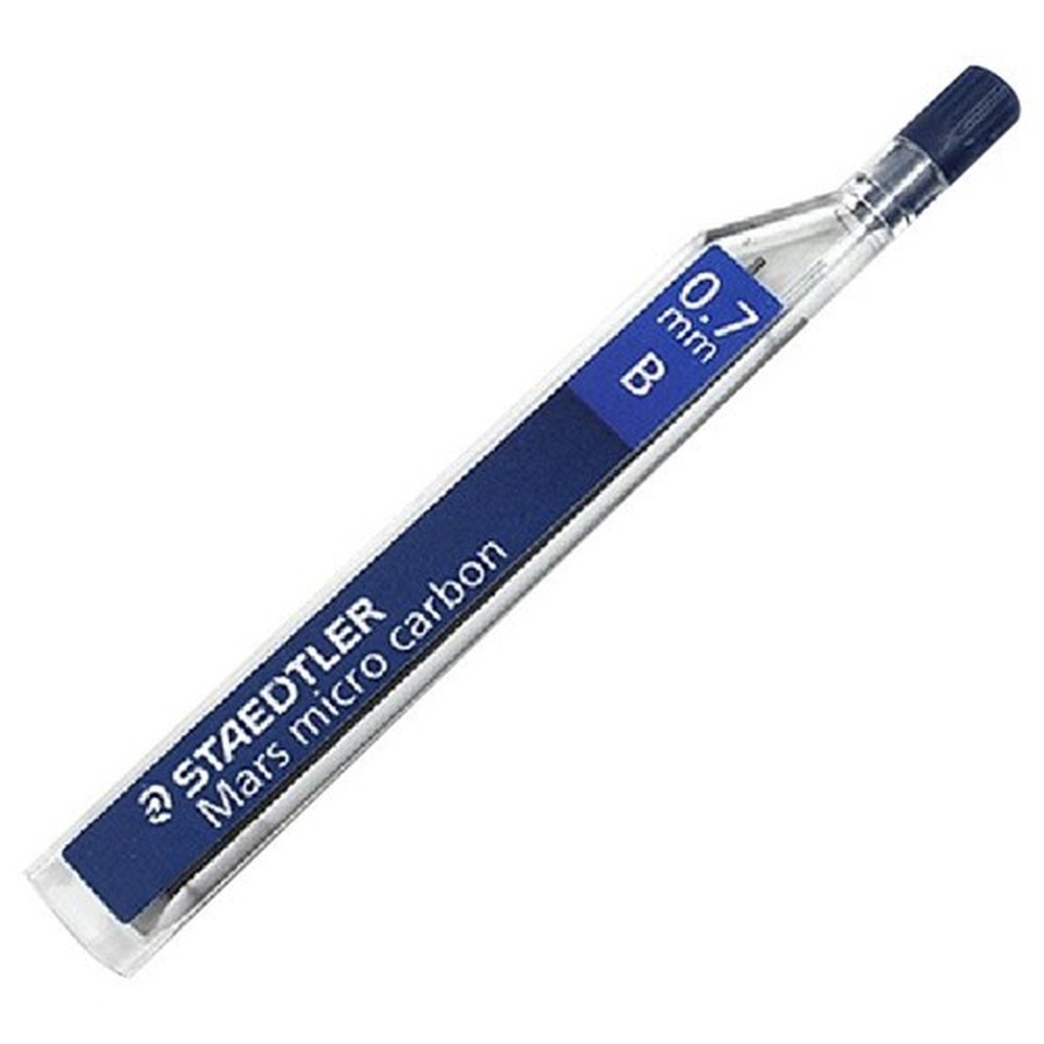 Staedtler Mars Mechanical Pencil Lead Refills B 0.7mm Tube 12