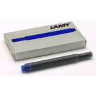 Lamy T10 Ink Cartridges Blue Pack 5 image