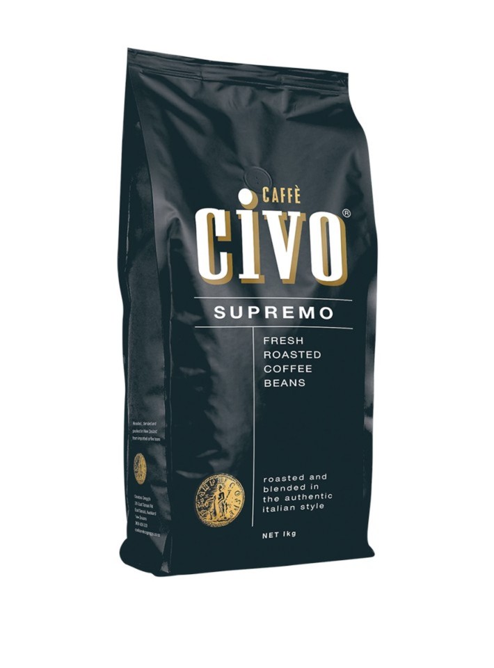 Caffe Civo Supremo Fresh Roasted Coffee Beans 1kg
