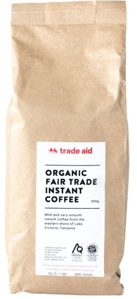 Trade Aid Organic Instant Coffee Powder 500g