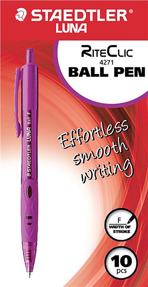 Staedtler Luna RiteClic Ballpoint Pen Retractable 0.7mm Violet