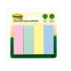 Post-it Greener Page Markers Pastel Colours Pack 4 image