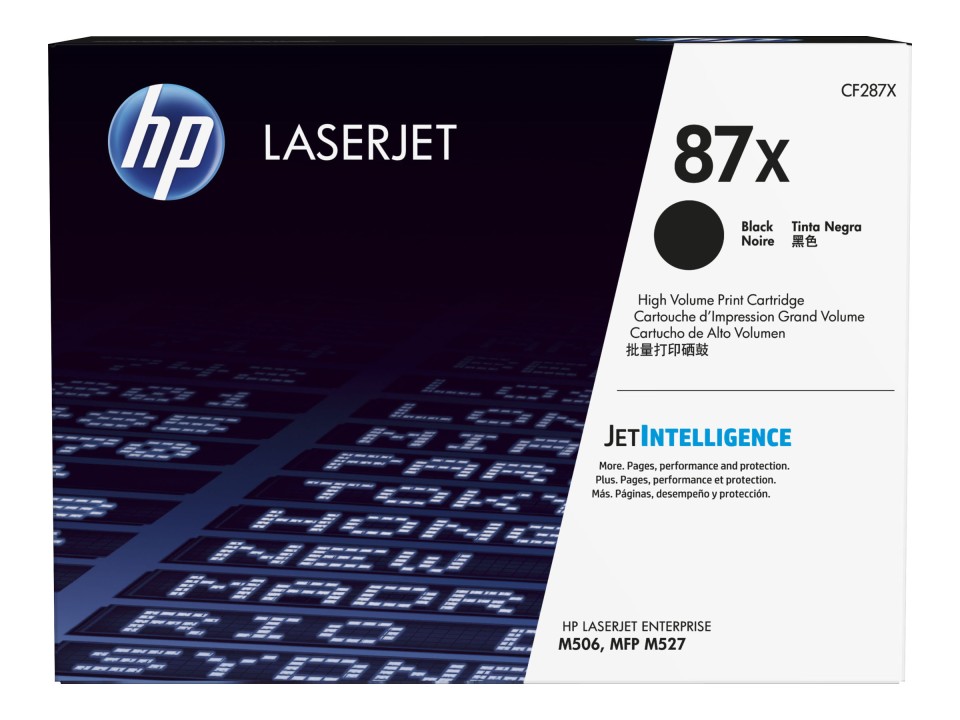 HP LaserJet Laser Toner Cartridge 87X High Yield Black