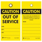 Caution Out Of Service Lockout Tags Pack/25 image