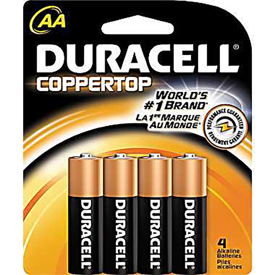 Battery Duracell AA Pk4