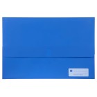 Marbig Polypick Document Wallet Polypropylene Hook And Loop Closure Foolscap Blue image